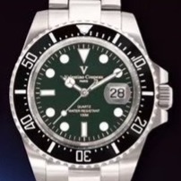 范倫鐵諾古柏 valentino coupeau  范倫鐵諾 古柏 水鬼腕錶 石英錶 潛水錶-規格圖8