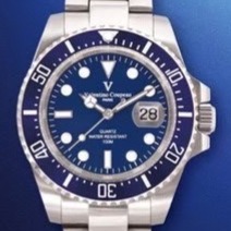 范倫鐵諾古柏 valentino coupeau  范倫鐵諾 古柏 水鬼腕錶 石英錶 潛水錶-規格圖8