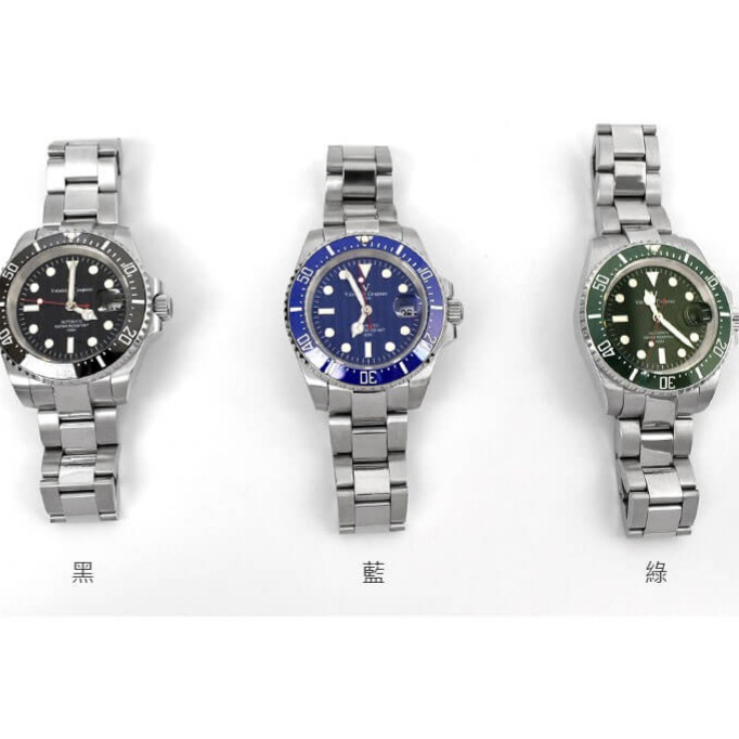 范倫鐵諾古柏 valentino coupeau  范倫鐵諾 古柏 水鬼腕錶 機械錶 潛水錶-細節圖4