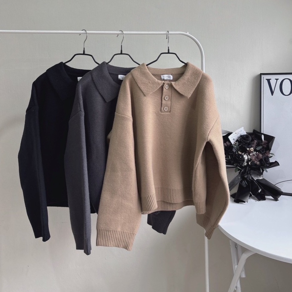 質感女孩｜厚磅翻領套裝-細節圖6