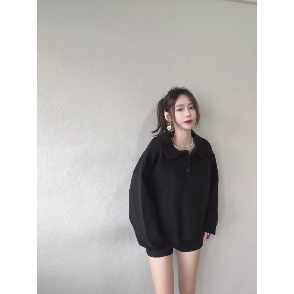 質感女孩｜厚磅翻領套裝-規格圖7