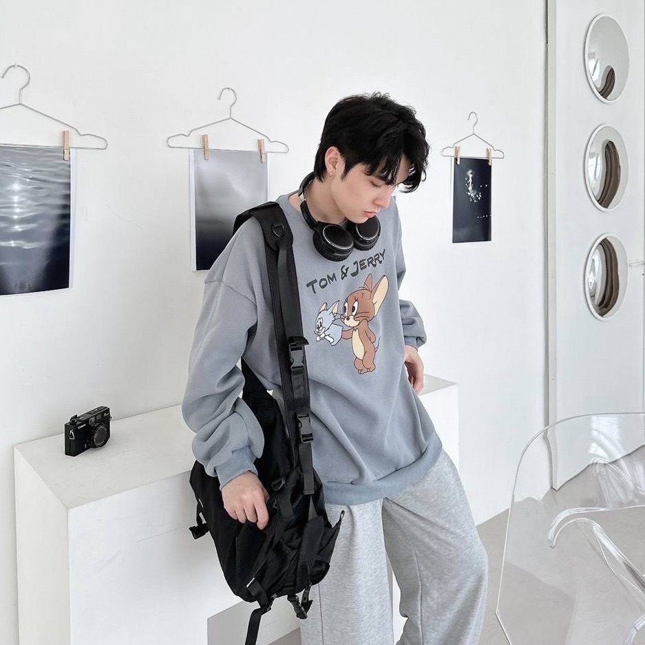 傑瑞湯姆｜布偶戲印花大學T-細節圖6