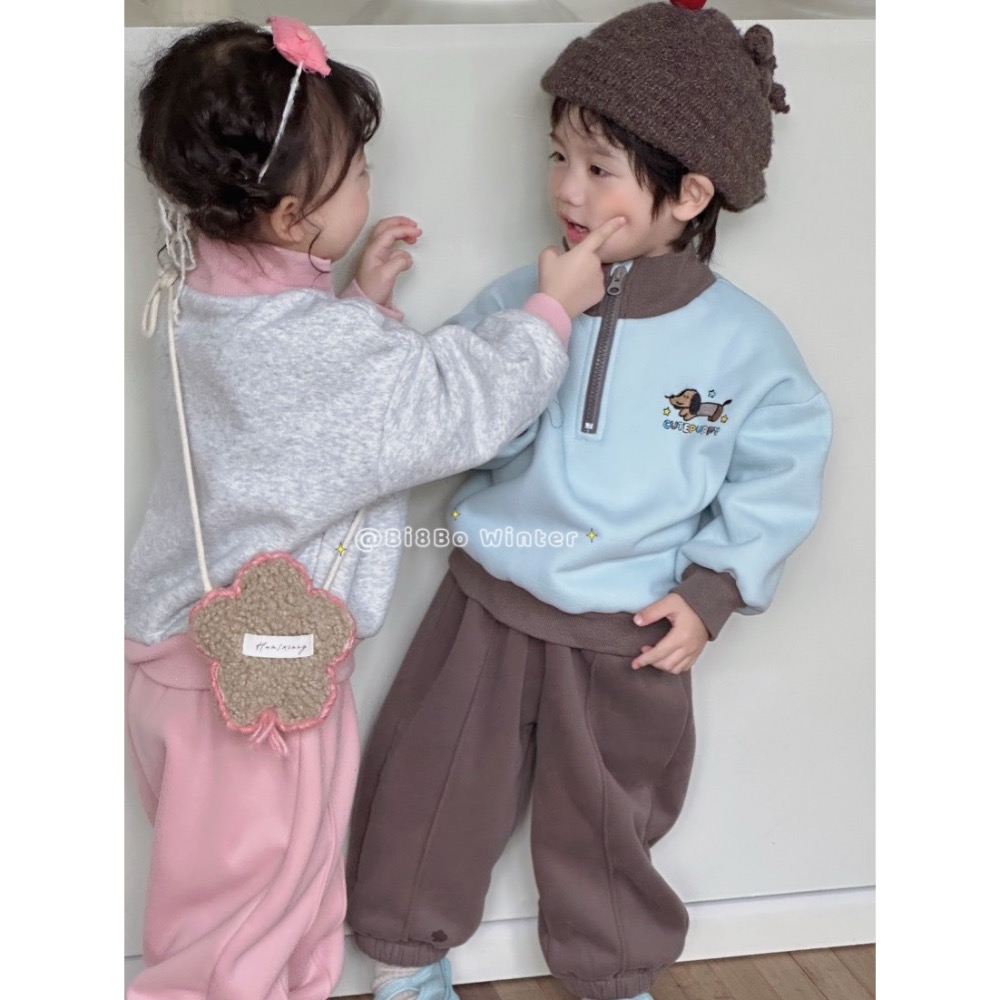 半拉鏈衛衣套裝-細節圖3