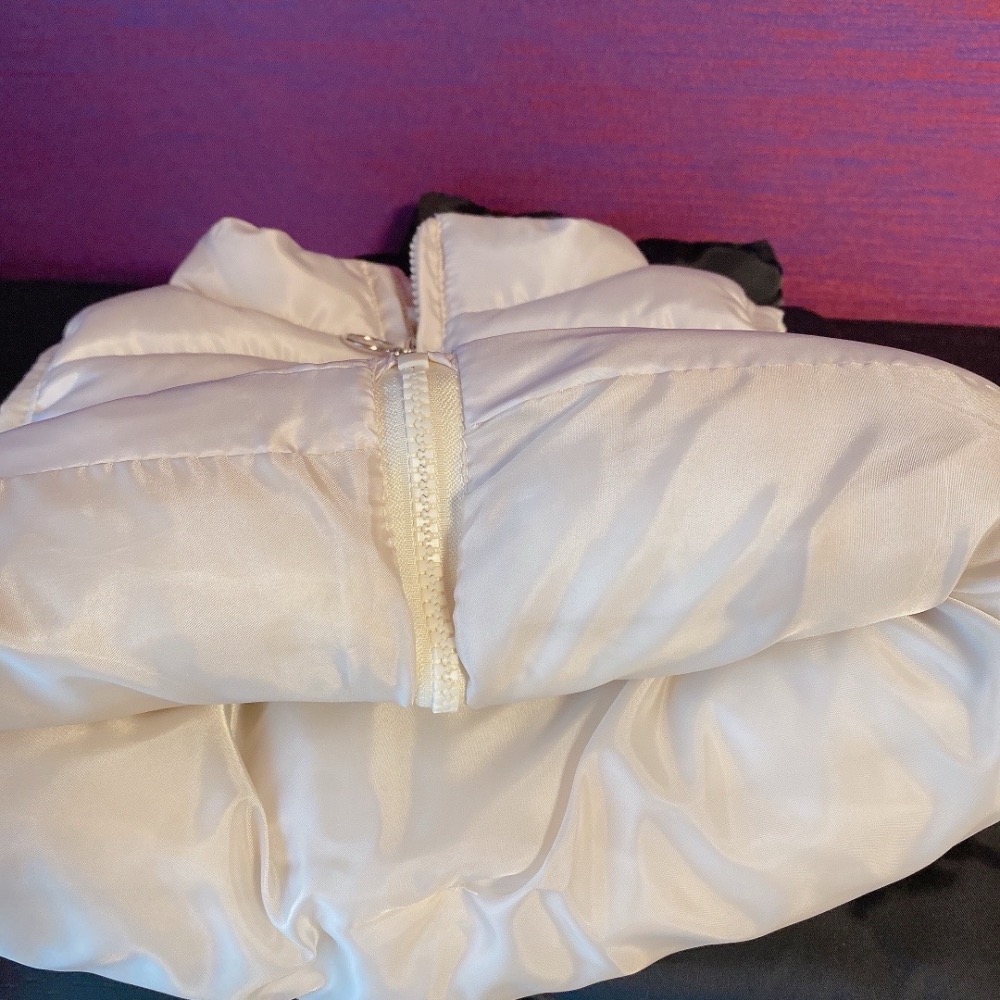 字母印花馬甲棉背心-細節圖4