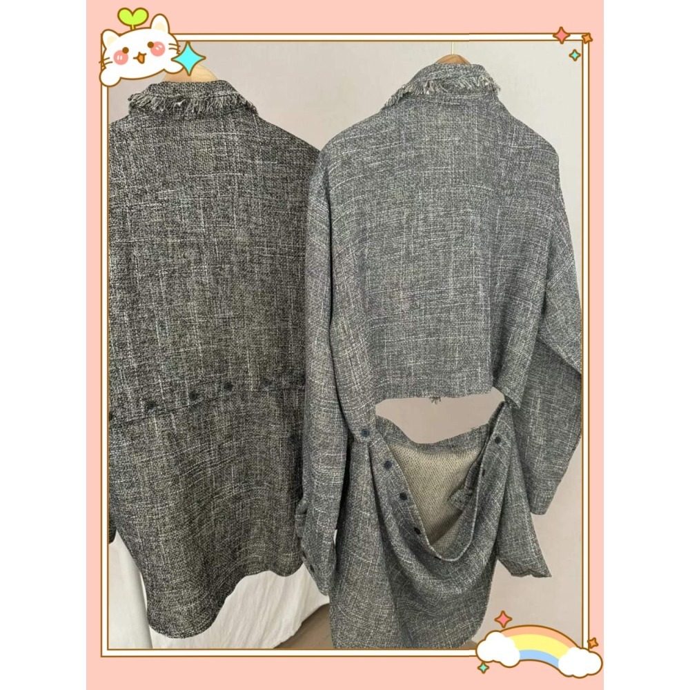 (現貨)💓韓國的東大門🍂設計師外套-細節圖3