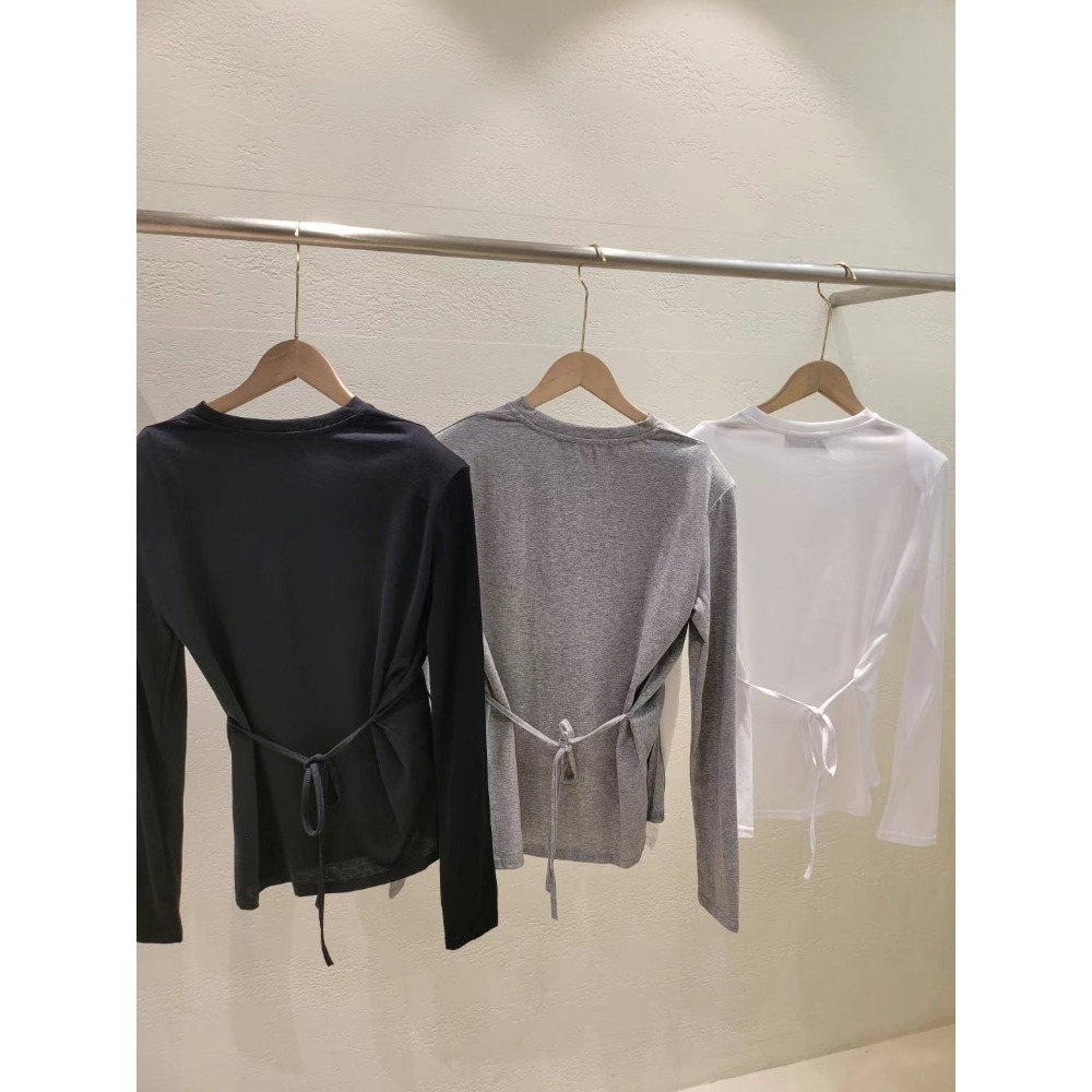 🇰🇷東大門-抽繩簡約質感上衣-細節圖3