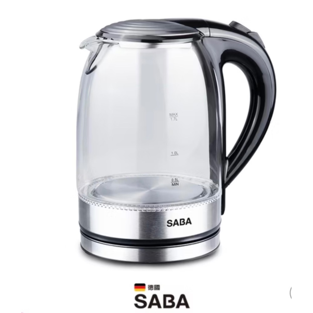 【德國SABA】1.7L大容量玻璃快煮壺 SA-HK25-細節圖7