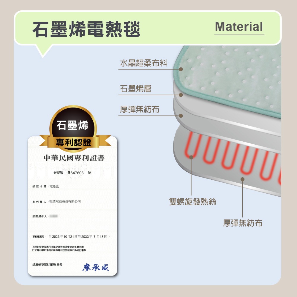 【法國THOMSON】石墨烯溫控雙人電熱毯 TM-SAW25B 電暖毯 熱敷毯 可機洗 發熱毯 電毯 雙人 露營電毯-細節圖7