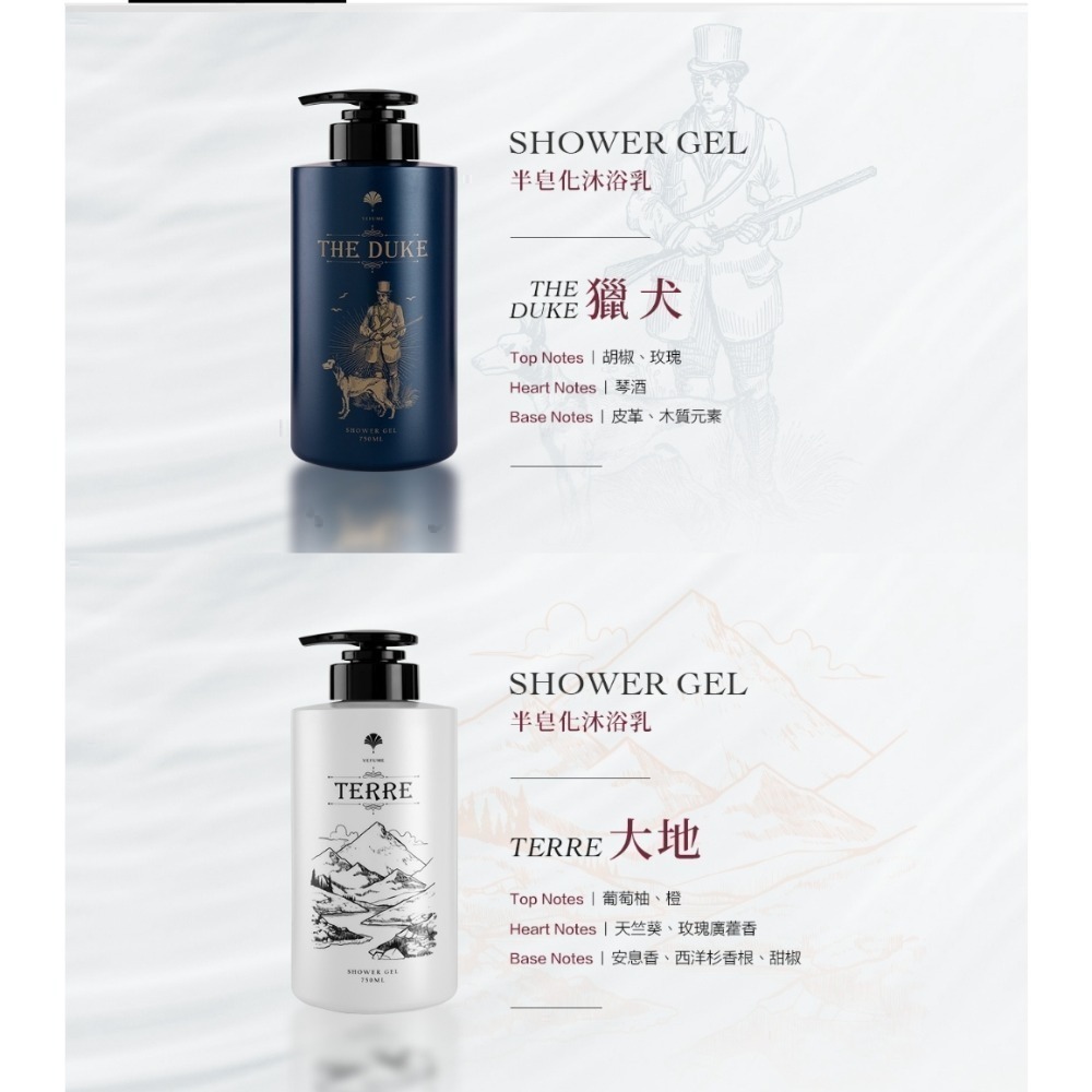 【香水人生】大地/狐狸/獵犬/奇蹟天光 半皂化沐浴乳750ML 玻尿酸 保濕滋潤 溫和 木質-細節圖5