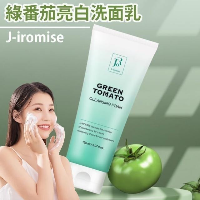 韓國 J-IROMISE 綠番茄胜肽 毛孔緊緻亮白洗面乳150ML-細節圖6