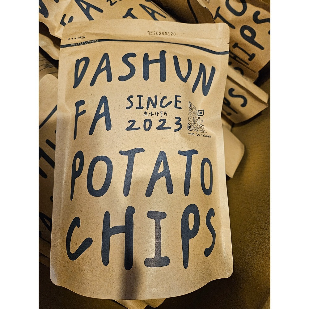 「DaShunfa」達順發 potato chips 厚切波浪洋芋片150g-細節圖3