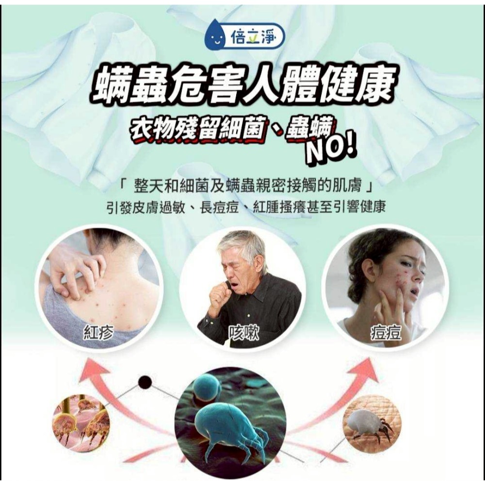 倍立淨 防螨抑菌4D洗衣凝球10ml×50顆(硬盒) 白玫瑰 濃縮-細節圖5