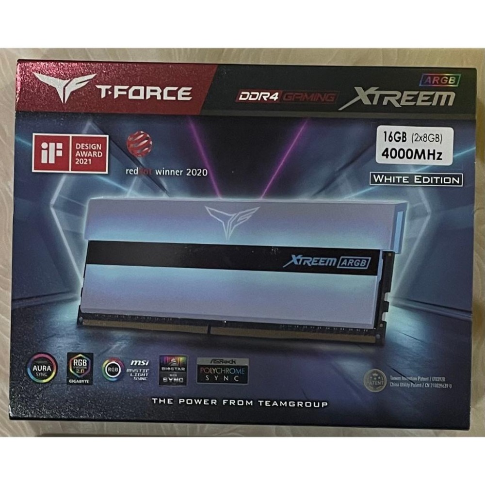 DDR4｜4000｜16G(8GX2)｜十銓TeamGroup｜Xtreem｜RGB｜記憶體-細節圖2