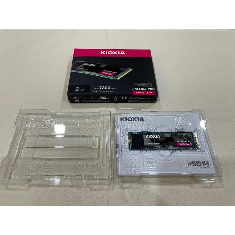 M.2｜2TB｜鎧俠Kioxia｜Exceria PRO｜NVMe｜獨立Dram｜TLC顆粒｜SSD｜固態硬碟｜健-細節圖2