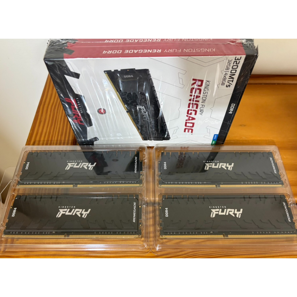 DDR4｜3200｜32G(8GX4)｜金士頓Kingston｜Fury Renegade｜四通道套組-細節圖2