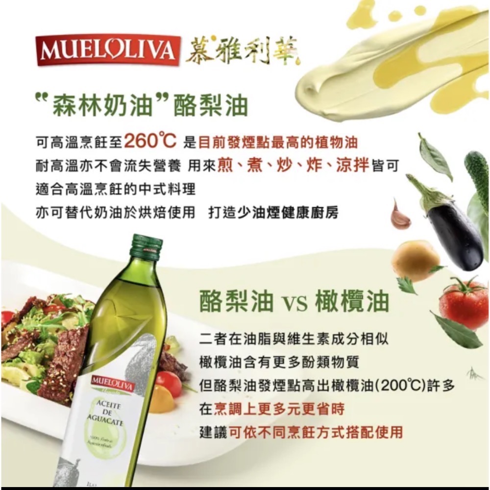 2瓶🇪🇸世界總亞軍莊園-西班牙 Mueloliva 慕雅利華🥑酪梨油1000ML-細節圖4