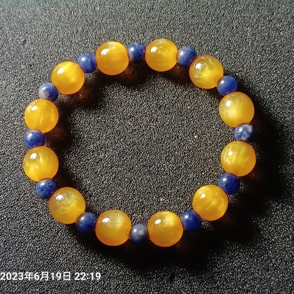 金絲蜜蠟蘇打石手串手鏈-細節圖2