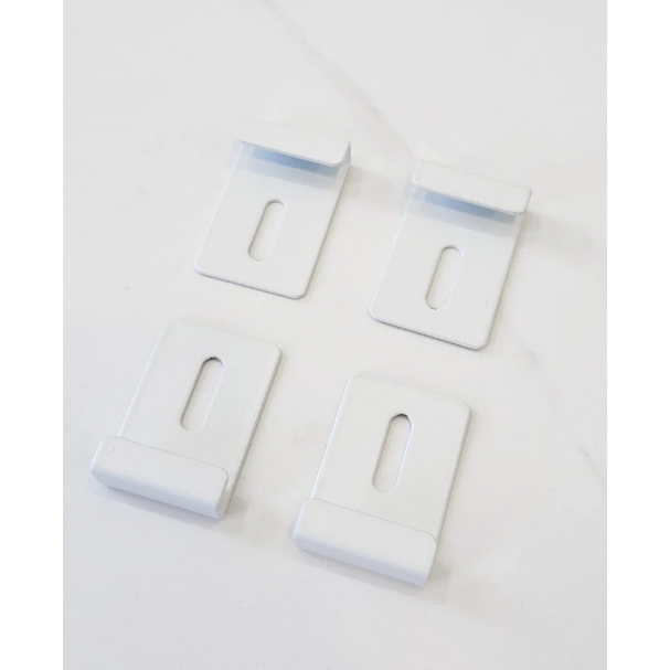 鏡夾 304不鏽鋼 不銹鋼 黑色 白色 玻璃鏡子架 固定 鏡扣 鏡夾 鏡托 適用5mm厚玻璃-細節圖2