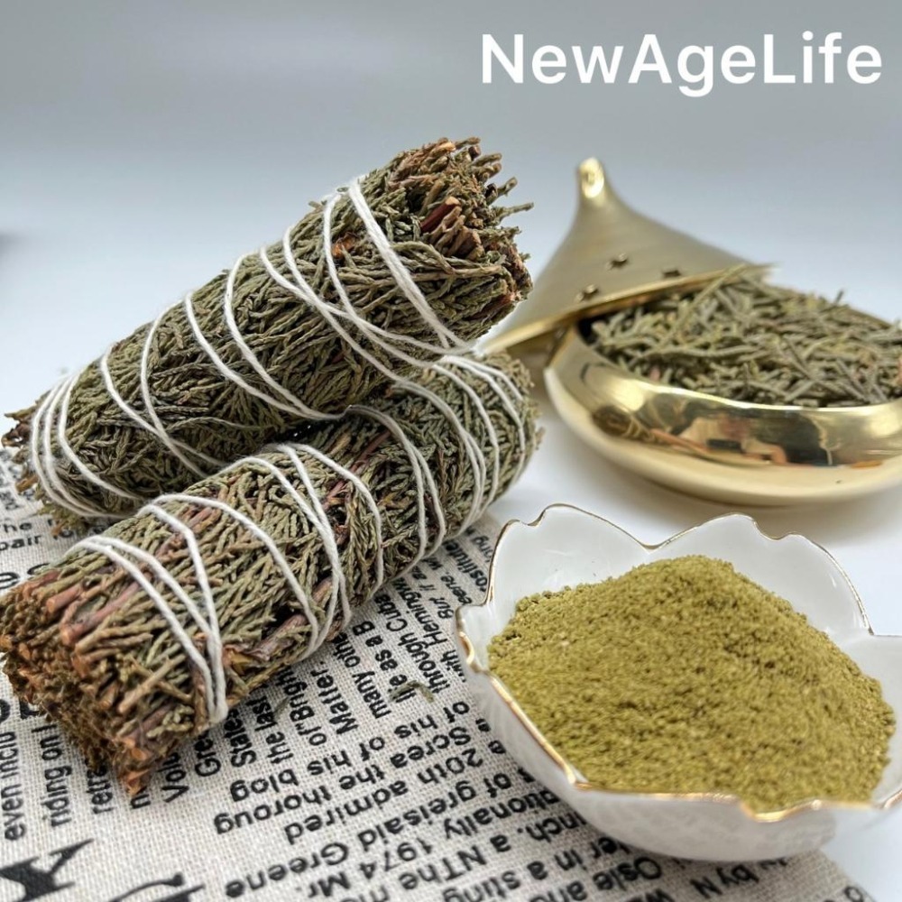 【NewAgeLife】 杜松 杜松粉 除負面 淨化效果媲美 雪松 和 白色鼠尾草 鼠尾草淨化 鼠尾草-細節圖6