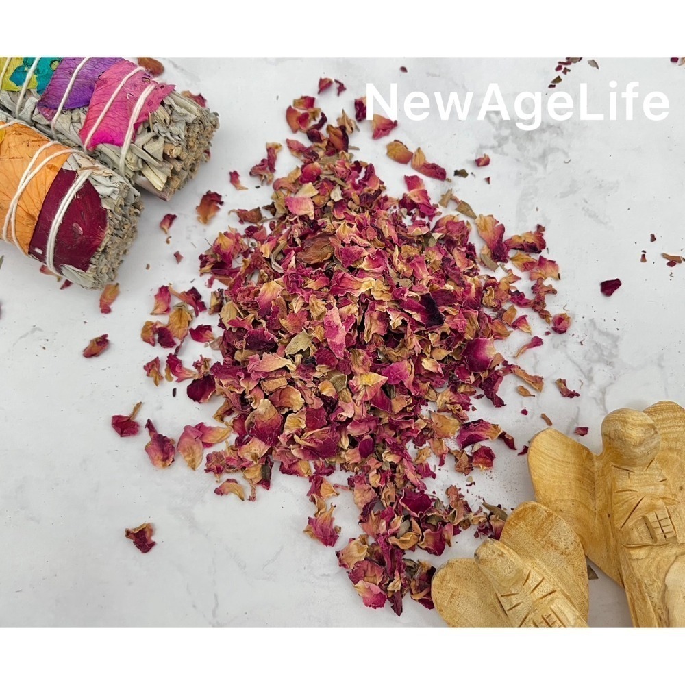 【NewAgeLife】玫瑰花 淨化 保護 運氣 脈輪 鼠尾草 蠟燭 魔法油 玫瑰 愛情 桃花 能量 泡澡 草本 魔法油-規格圖6