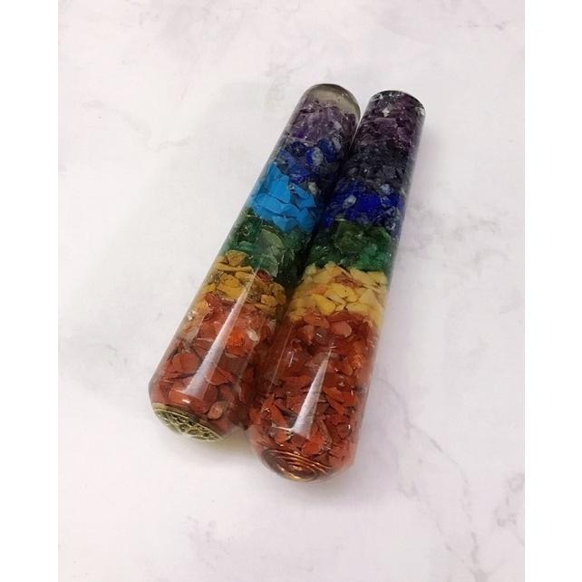 【NewAgeLife】 究極奧剛 能量棒 螺旋能量 生命之樹 奧剛水晶 七脈輪魔杖 擺件 平衡脈輪 能量 水晶 魔杖-細節圖3