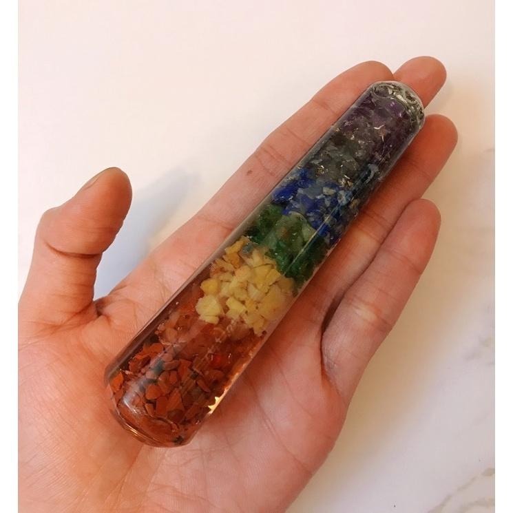 【NewAgeLife】 究極奧剛 能量棒 螺旋能量 生命之樹 奧剛水晶 七脈輪魔杖 擺件 平衡脈輪 能量 水晶 魔杖-細節圖4