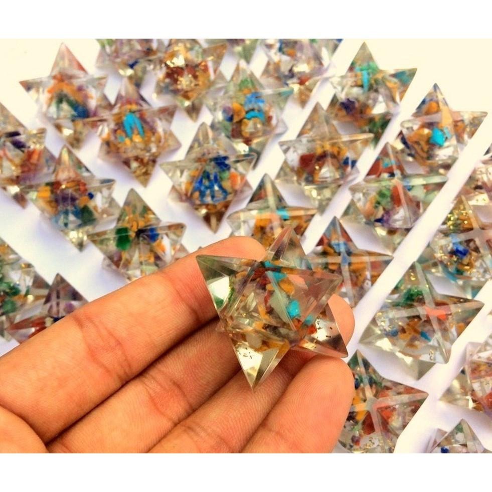 【NewAgeLife】 奧剛水晶 梅爾卡巴 六角星 大衛星 紫水晶 七脈輪 淨化 水晶 能量 精神 靈性 奧剛 脈輪-細節圖3