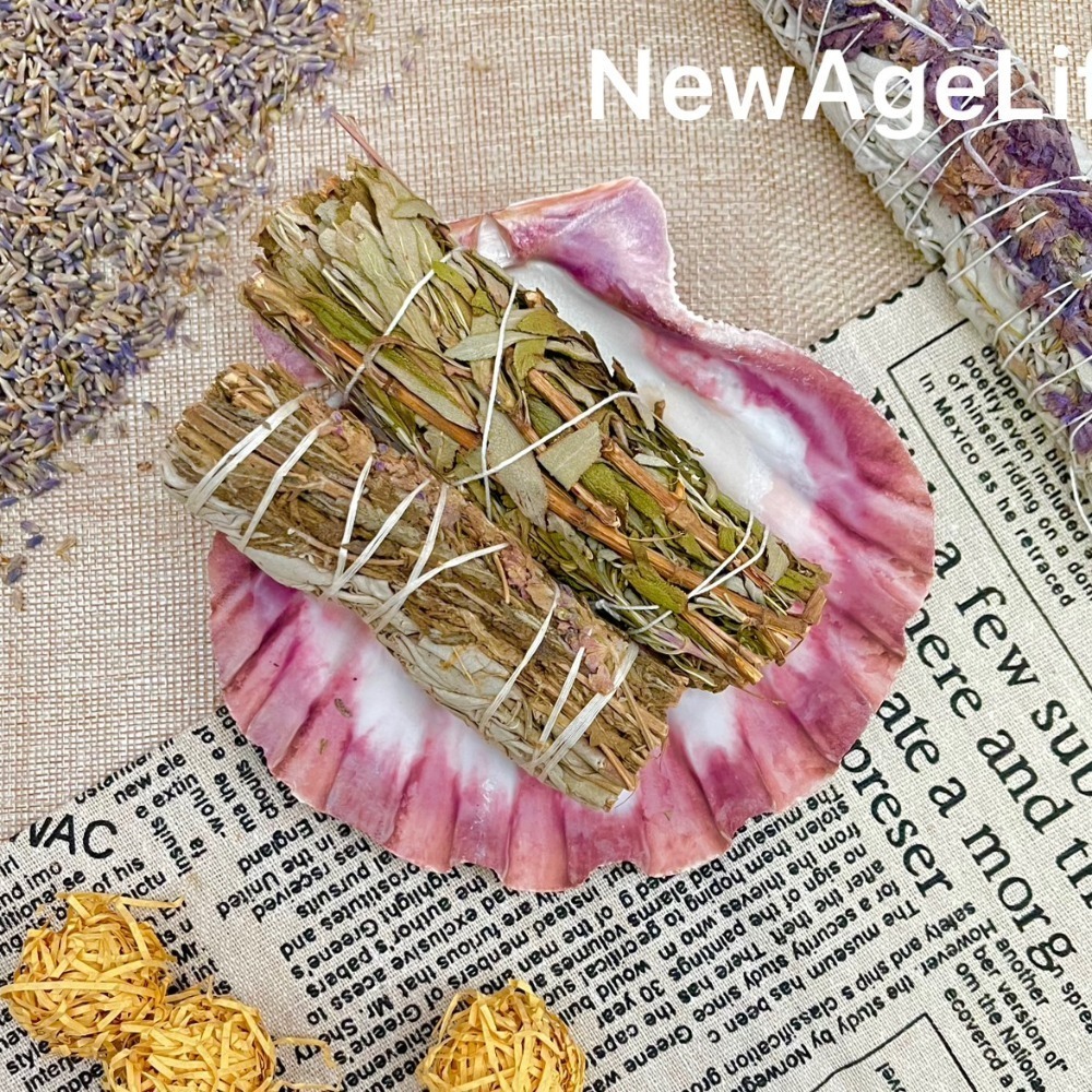 【NewAgeLife】 薰衣草 紫色鼠尾草 淨化 幸福 願望 占卜 脈輪 能量 白色鼠尾草 薰衣草粉 鼠尾草-細節圖2