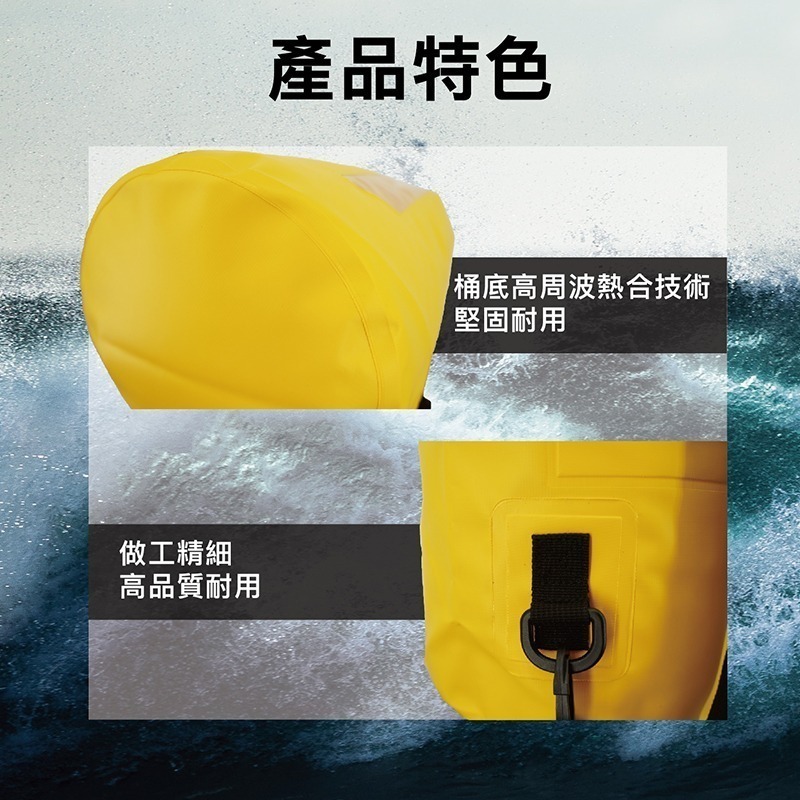 OUTRANGE 乾濕分離窗口式防水包 20L-細節圖6