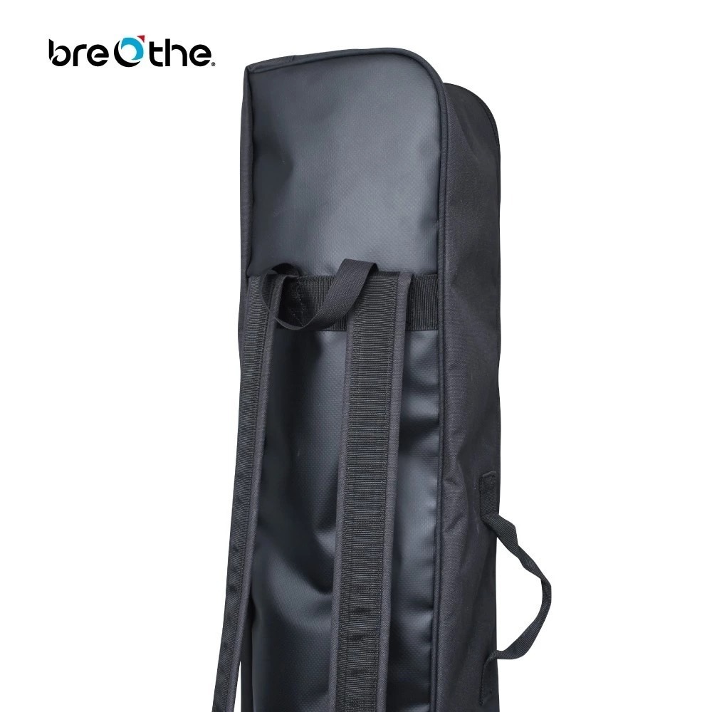 水呼吸 雙肩背長蛙鞋袋 藍/黑/白-細節圖5