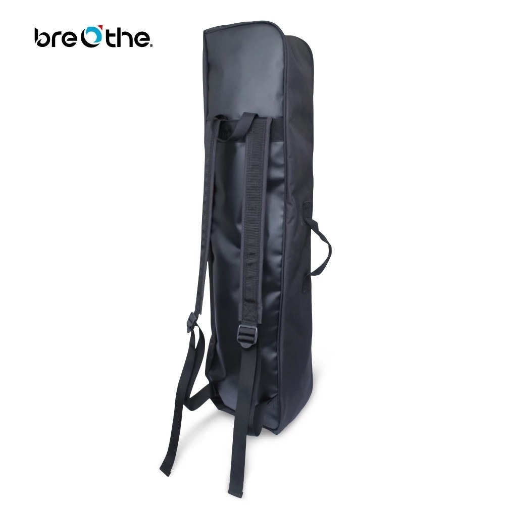 水呼吸 雙肩背長蛙鞋袋 藍/黑/白-細節圖6