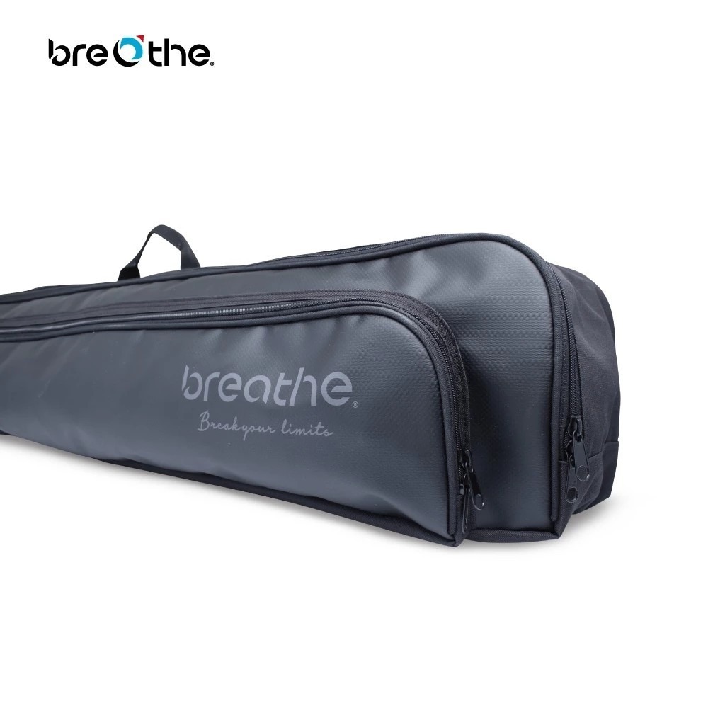 水呼吸 雙肩背長蛙鞋袋 藍/黑/白-細節圖8