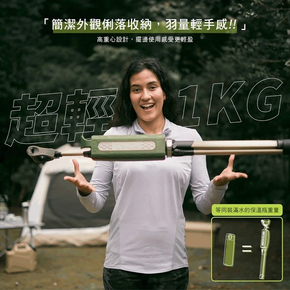 泰達手杖隨身椅 PRO 黑色/紅色/綠色/藍色-細節圖3