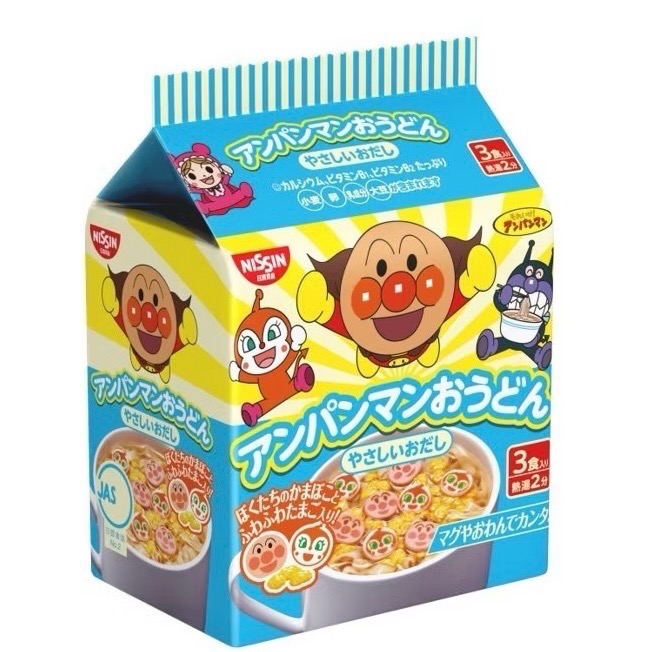 日本連線日清麵包超人小份量拉麵三包入-規格圖2