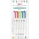 全款現貨+下殺5折🎏ZEBRA Mildliner 螢光筆 柔性 淡色 柔色 冷色 和風 親和 雙頭 WKT7-規格圖9