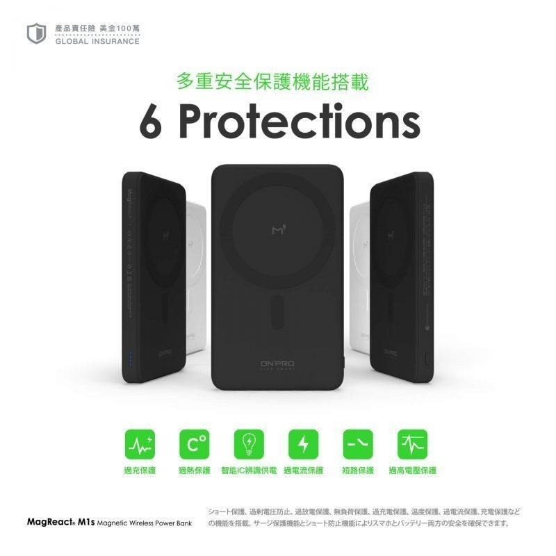 【ONPRO】MagReact™ M1s 多功能磁 吸式行動電源 行充 行動電源 磁吸行動充 磁吸行動充 快充行充-細節圖7