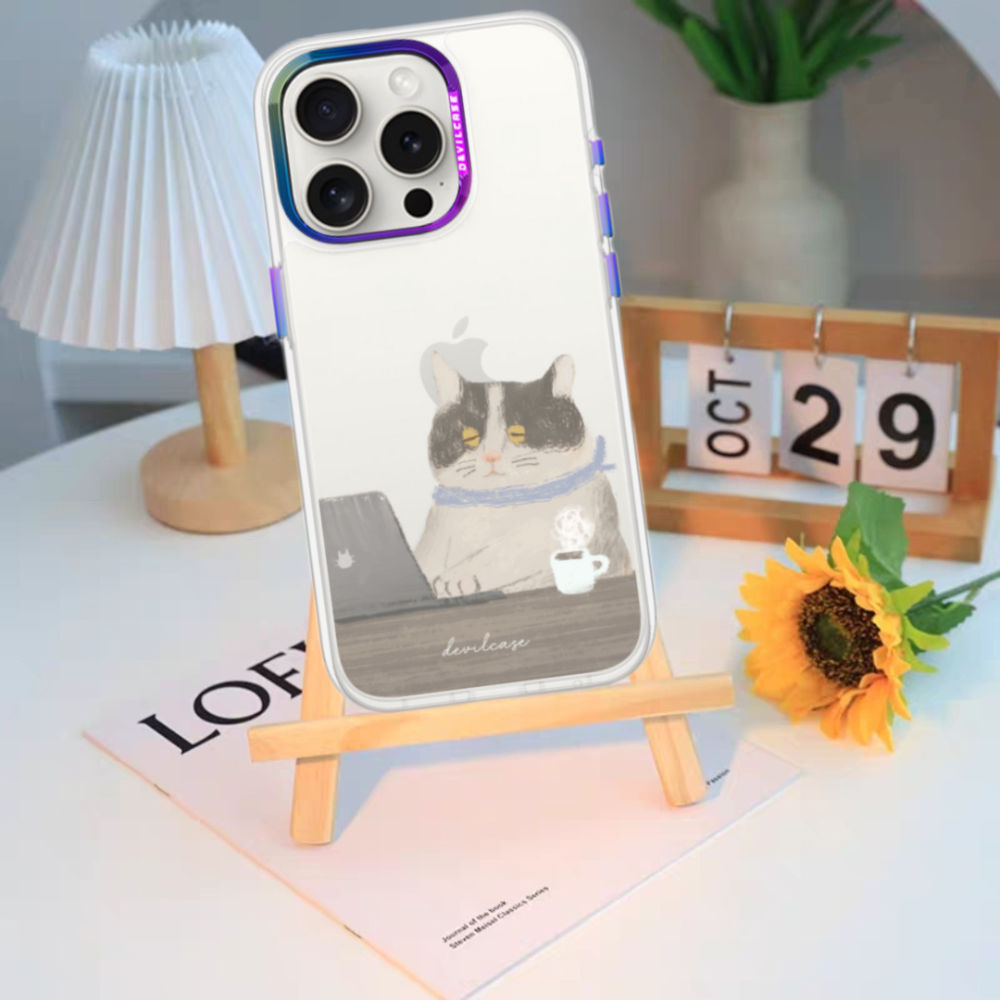 DEVILCASE】上班猫貓 惡魔防摔殼 iPhone 三星 OPPO vivo 小米 手機殼 防摔殼-細節圖2