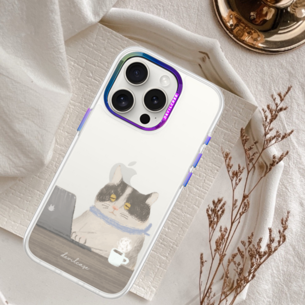 DEVILCASE】上班猫貓 惡魔防摔殼 iPhone 三星 OPPO vivo 小米 手機殼 防摔殼-細節圖3