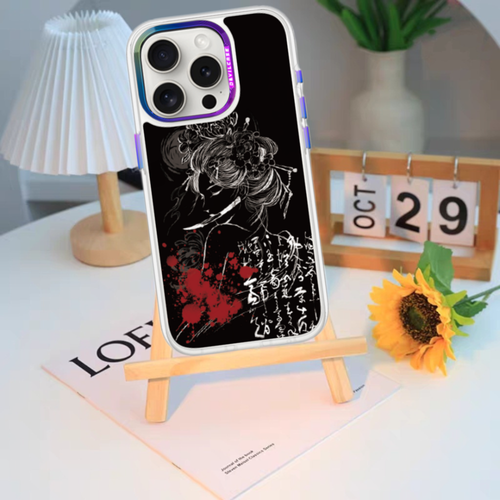 【DEVILCASE】藝妓帶刀(黑底) 惡魔防摔殼 iPhone 三星 OPPO vivo 小米 手機殼 防摔殼-細節圖2