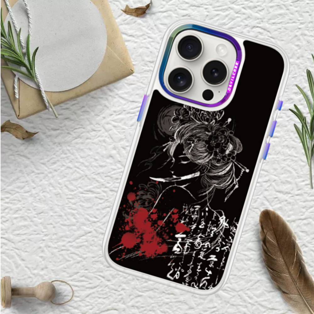 【DEVILCASE】藝妓帶刀(黑底) 惡魔防摔殼 iPhone 三星 OPPO vivo 小米 手機殼 防摔殼-細節圖3