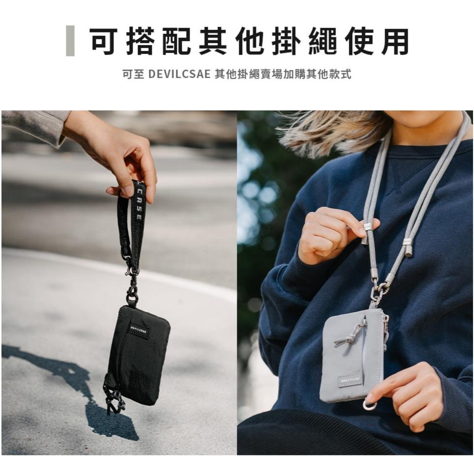 DEVILCASE 掛繩零錢包 鑰匙包 零錢包皮包皮夾 短夾錢包 男女-細節圖8