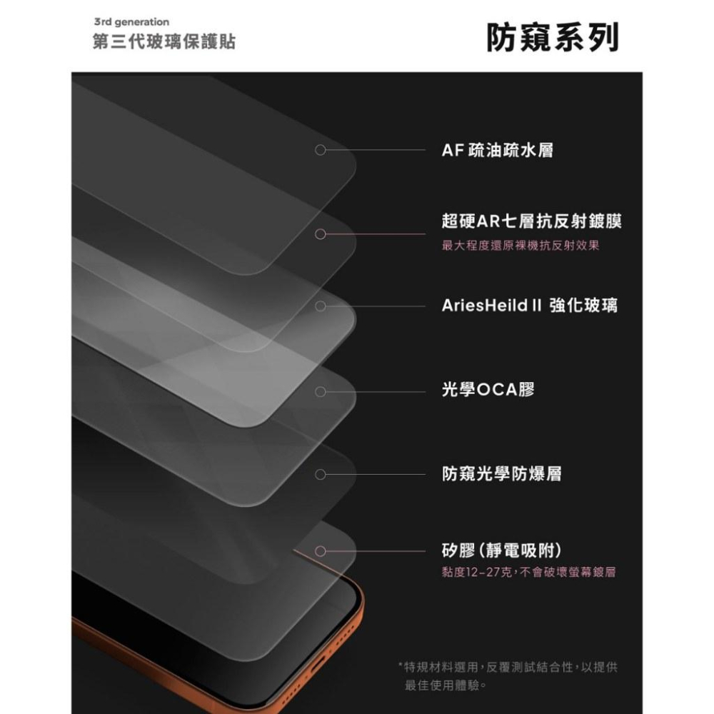 DEVILCASE 蘋果iPhone 15/16 第三代全面防窺玻璃保護貼 保護貼 玻璃貼 手機玻璃貼-細節圖5