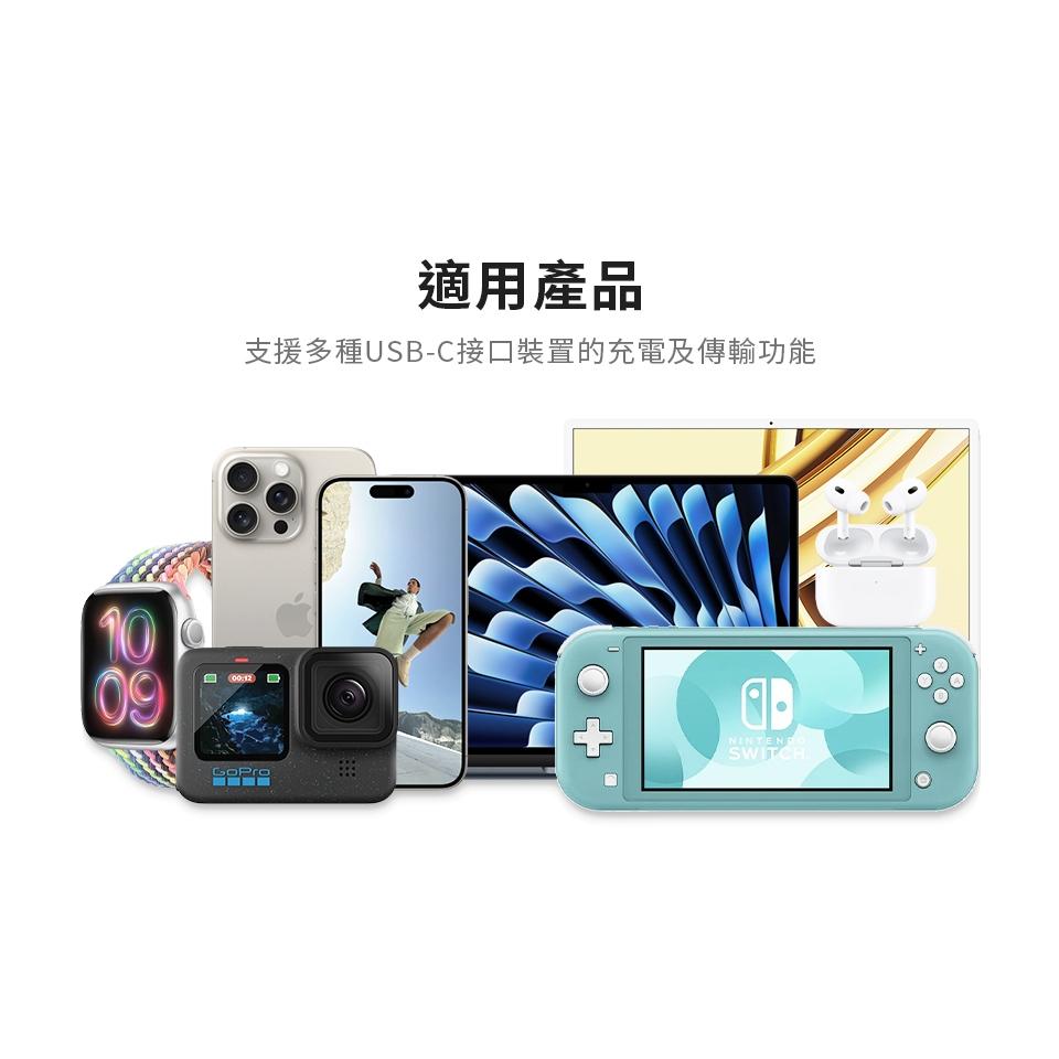 DEVILCASE USB-C to USB-C 60W PD3.0 閃充耐折編織線 充電線 傳輸線 蘋果充電線-細節圖4
