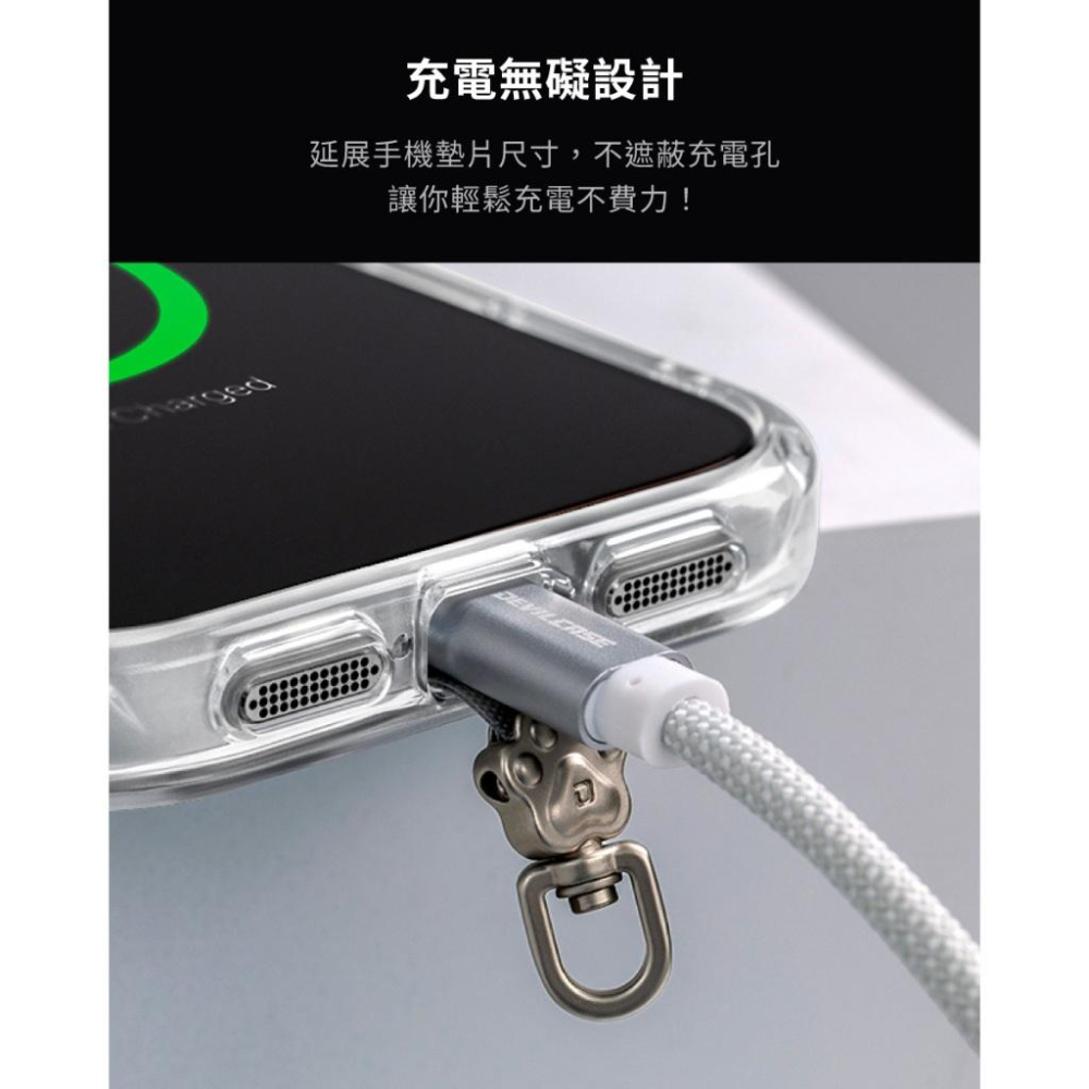 DEVILCASE 360°可旋式手機墊片 掛片 手機掛繩 墊片 掛繩 掛繩夾片-細節圖6