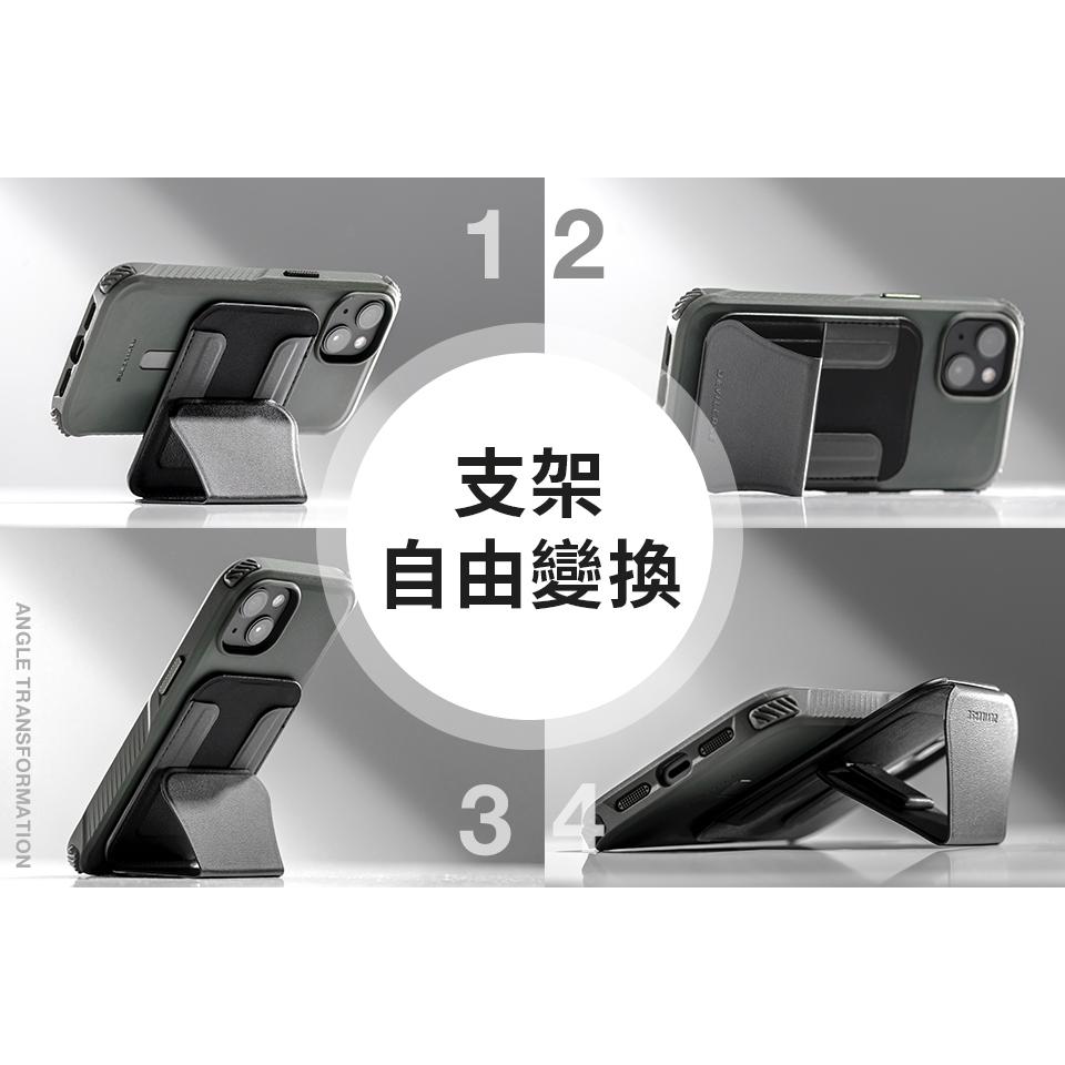 DEVILCASE 磁吸卡片包支架 手機支架 懶人支架 卡包支架 手機卡包 追劇支架 卡皮收納包 多功能手機支架-細節圖6