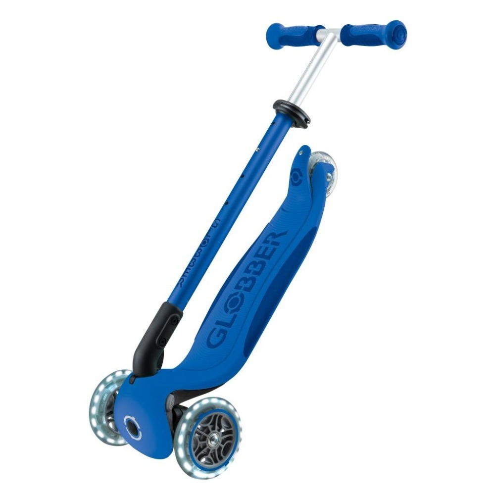 GLOBBER GO•UP 5合1酷炫版多功能滑板車(白光發光前輪)-浩瀚宇宙藍-細節圖6