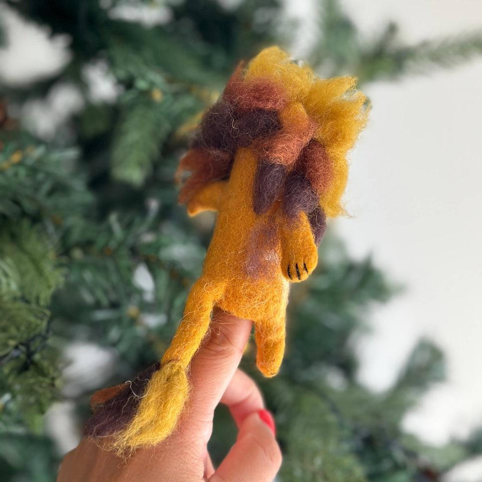 Fluffy Lion Finger Puppet-細節圖3