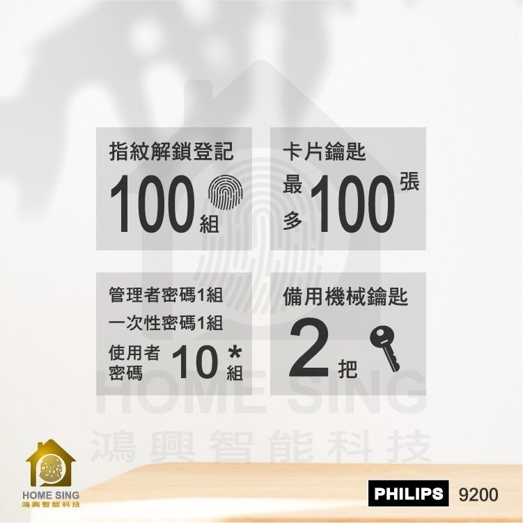 PHILIPS 9200藍芽五合一電子鎖-細節圖5