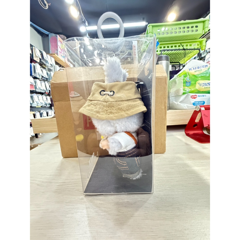 POP MART 泡泡瑪特 THE MONSTERS LABUBU 春天野在家系列 小春野 搪膠 毛绒公仔 掛件-細節圖2