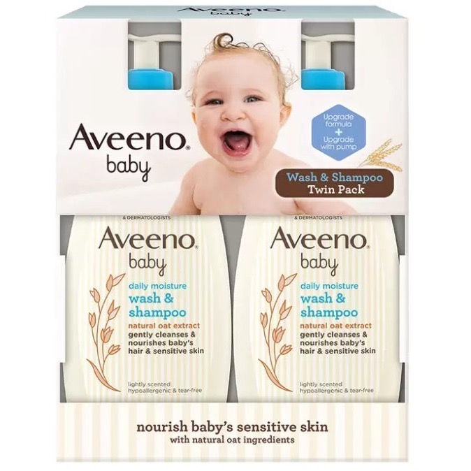 艾惟諾 嬰兒燕麥洗髮沐浴露532毫升 X 2入-細節圖2